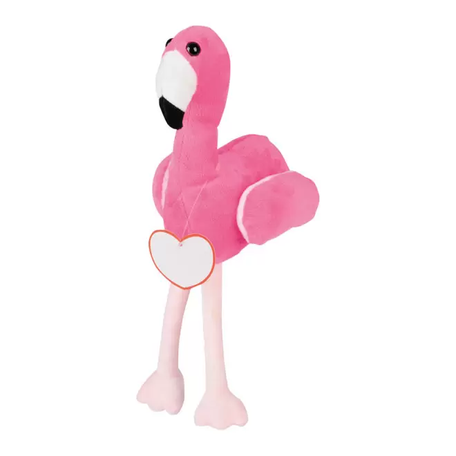 PELUCHE PERSONNALISABLE 'SAMUEL' - flamant rose