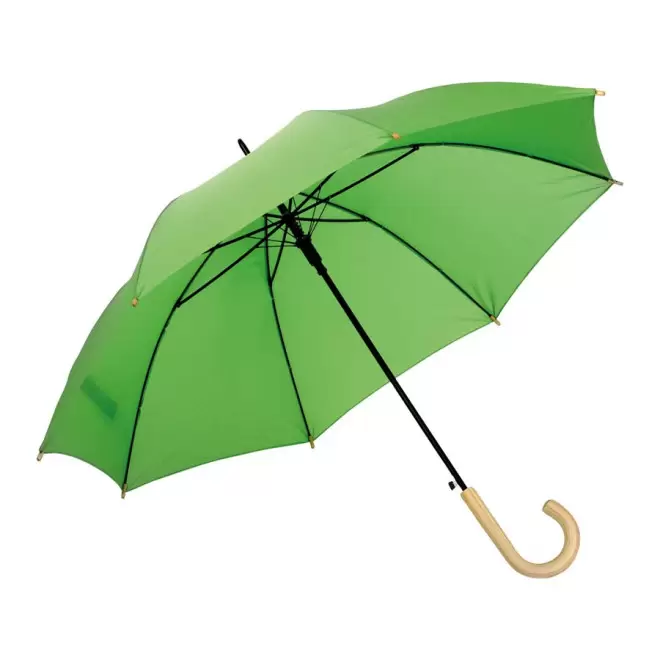 PARAPLUIE PUBLICITAIRE MANCHE CANNE 'LUSK' - vert