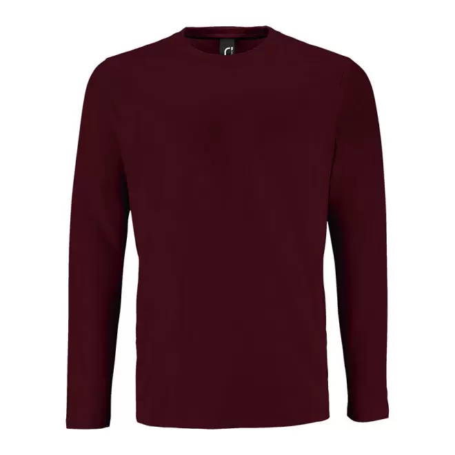 TEE-SHIRT PERSONNALISABLE HOMME ML 'IMPERIAL LSL' - bordeaux