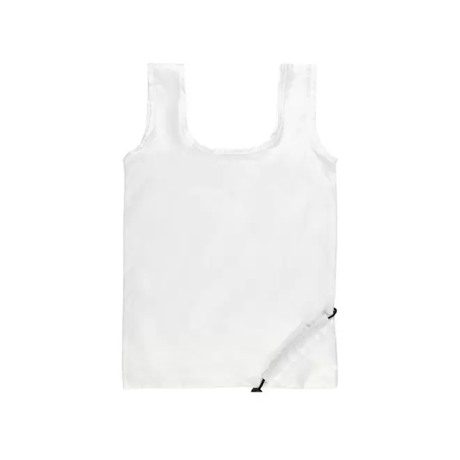 SAC SHOPPING PLIABLE PERSONNALISÉ IMPACT® 'FLORA' - blanc