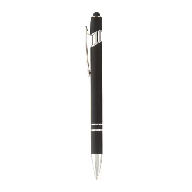 STYLO PERSONNALISABLE BILLE EN METAL 'PRINCY' - noir