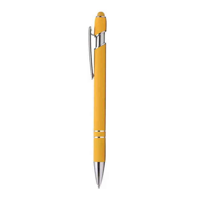 STYLO PERSONNALISABLE BILLE EN METAL 'PRINCY' - jaune