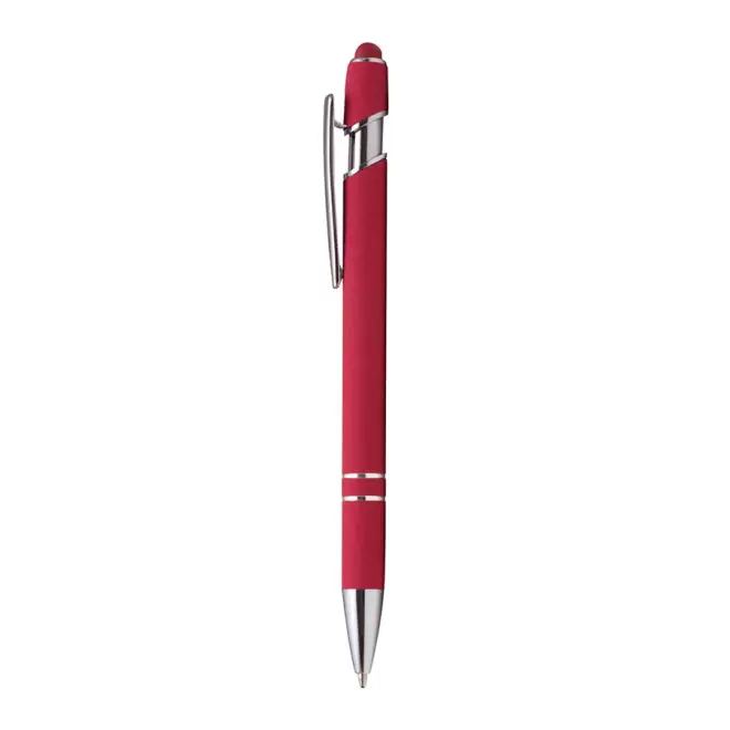 STYLO PERSONNALISABLE BILLE EN METAL 'PRINCY' - rouge