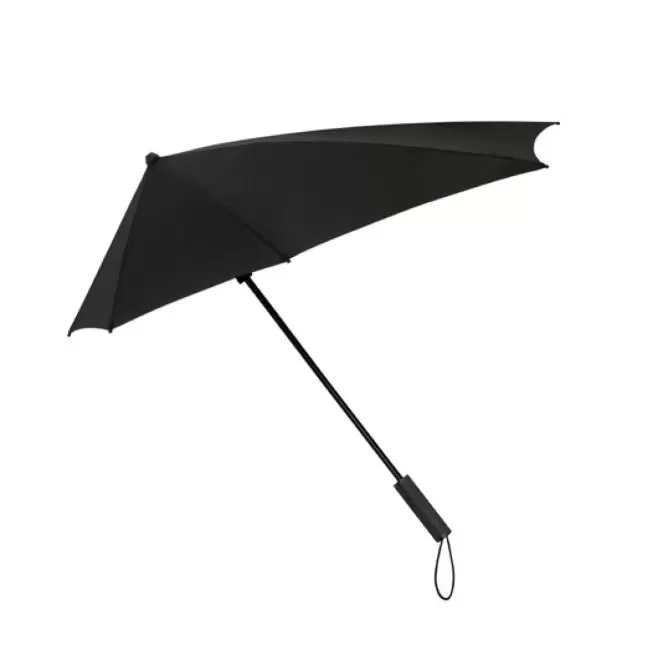 PARAPLUIE TEMPETE RPET PERSONNALISABLE 'SKYLO' - noir