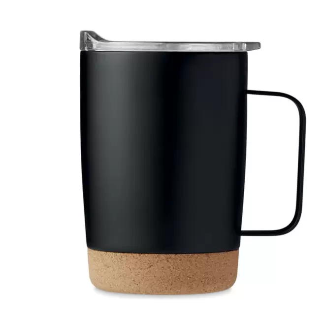 MUG PUBLICITAIRE EN ACIER 'ELVI' - noir