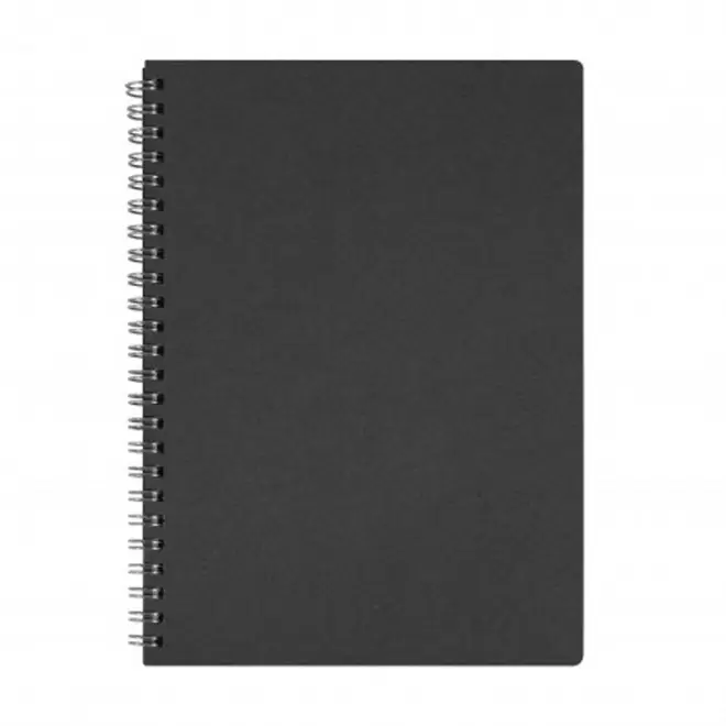 CARNET PERSONNALISÉ À SPIRALES A5 'FRENCHIE' - noir