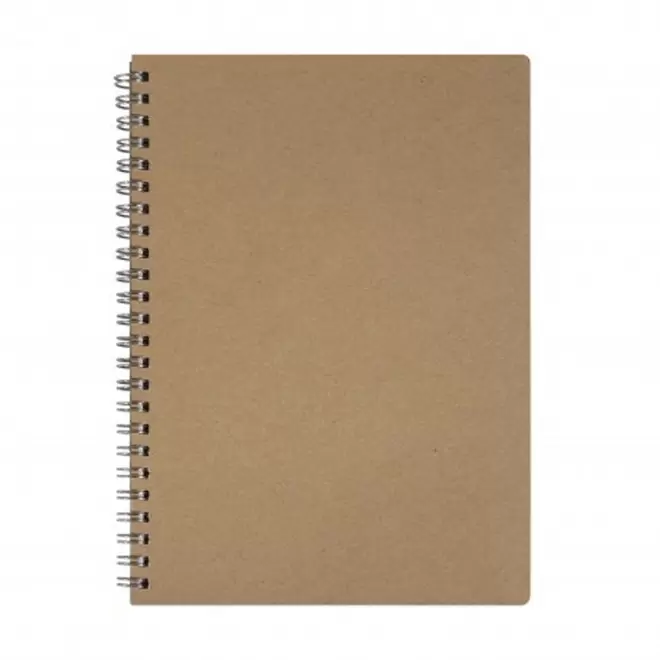 CARNET PERSONNALISÉ À SPIRALES A5 'FRENCHIE' - naturel