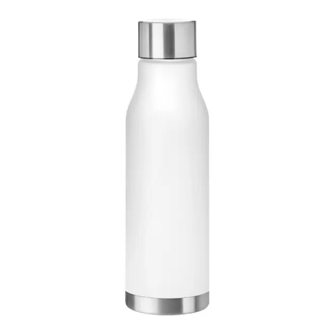 BOUTEILLE PUBLICITAIRE EN RPET 'LOUSIR' - blanc transparent