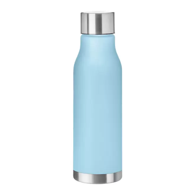 BOUTEILLE PUBLICITAIRE EN RPET 'LOUSIR' - bleu transparent