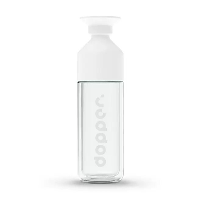 BOUTEILLE EN VERRE PERSONNALISÉE DOPPER® 450 ML 'LOSTRI' - translucide