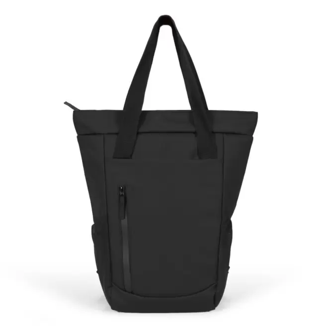 SAC A DOS PERSONNALISABLE ISOTHERME EN PU 'SCHLUSS' - noir