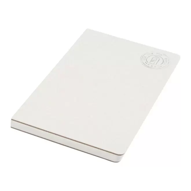 CARNET PERSONNALISÉ SOUPLE A5 'LAQUI' - blanc cassé