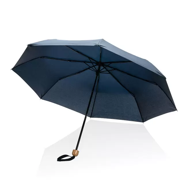 PARAPLUIE PERSONNALISE RPET IMPACT 'MINI YORK' - bleu marine
