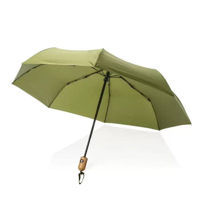 PARAPLUIE PERSONNALISE AUTO RPET IMPACT 'NORTH YORK'  - vert