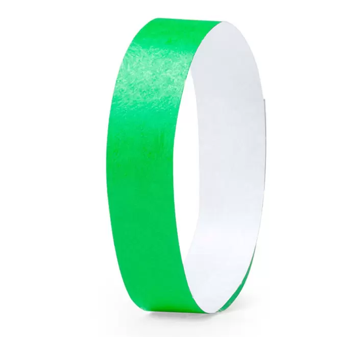 BRACELET EN PAPIER TYVEK® PERSONNALISABLE 'GUEST 1.9' - vert