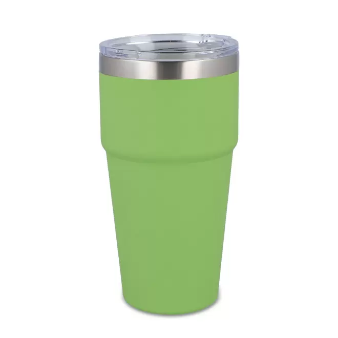MUG ISOTHERME PERSONNALISE INTERIEUR CERAMIQUE 'STODO' - vert clair