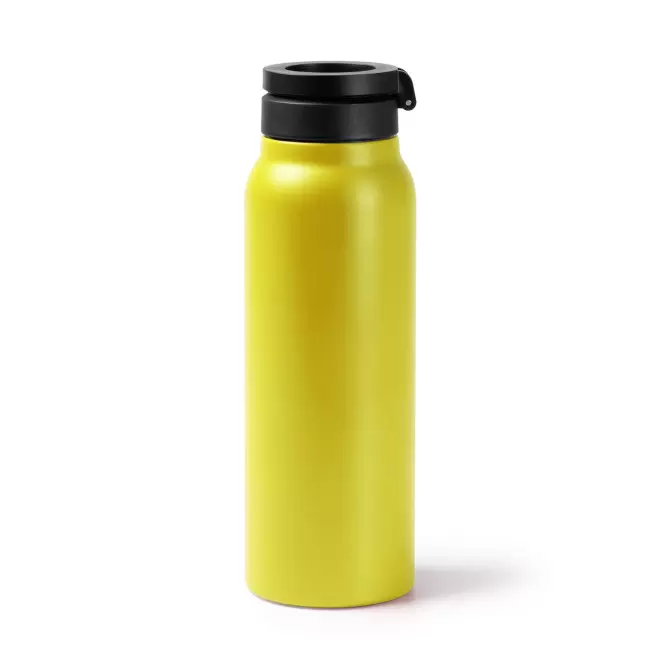 BOUTEILLE ISOTHERME MAGNETIQUE PERSONNALISABLE 'DUROS' - jaune