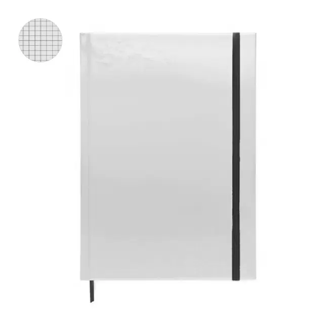 CARNET PERSONNALISABLE A5 SUR-MESURE 'MY NOTE' - quadrillé