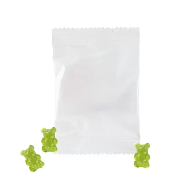 BONBONS GOMME DE FRUIT PERSONNALISEE 'WINNY UNI' - vert