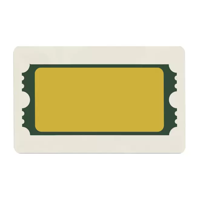 TICKET A GRATTER PERSONNALISABLE 'GRATIX' 8.5X5.4CM - 8,5 x 5,4 cm