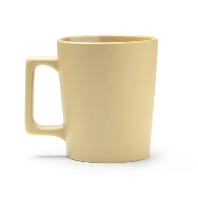 MUG CERAMIQUE 400ML PERSONNALISE 'LOKDU' - jaune