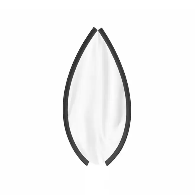ORIFLAMME VOILE SEULE PERSONNALISABLE 'MAPLE' - quadrichromie