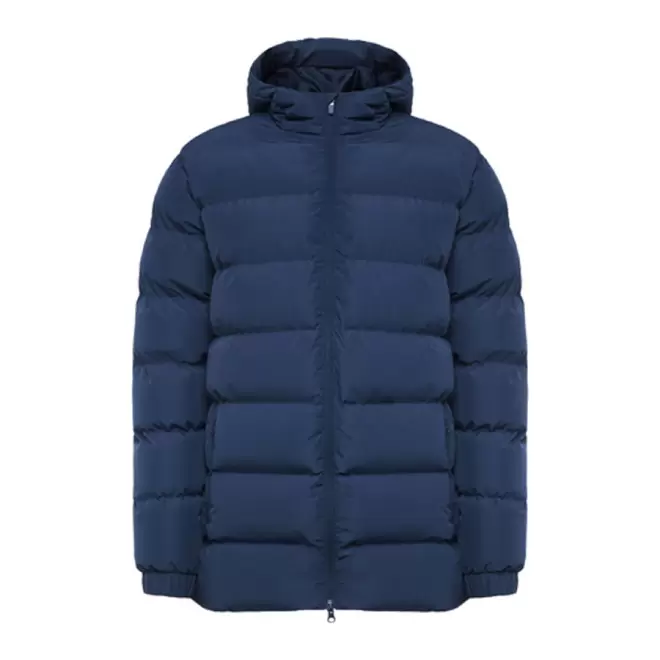 DOUDOUNE PERSONNALISABLE LONGUE 'NEPAL' - bleu marine