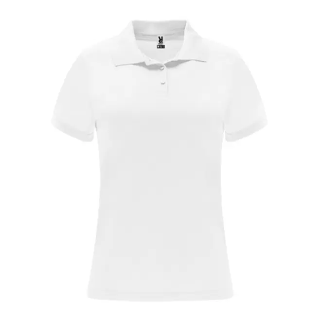 POLO PERSONNALISÉ FEMME BLANC 'MONZHA' - blanc