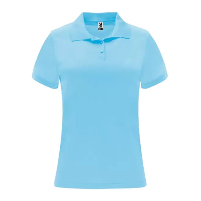 POLO PERSONNALISÉ FEMME 'MONZHA' - bleu ciel