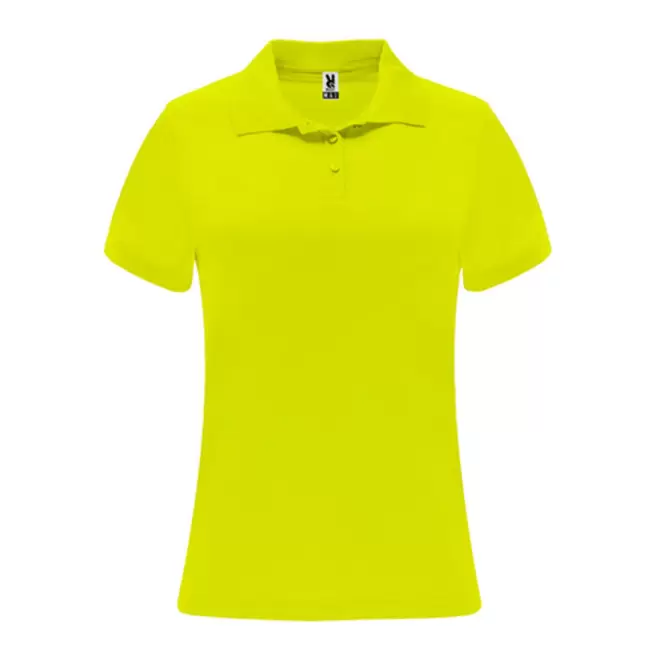 POLO PERSONNALISÉ FEMME 'MONZHA' - jaune fluo