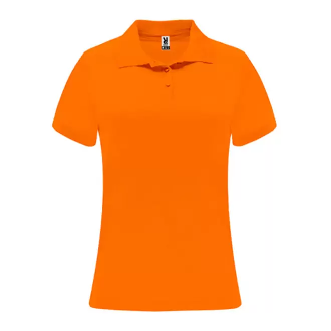 POLO PERSONNALISÉ FEMME 'MONZHA' - orange fluo