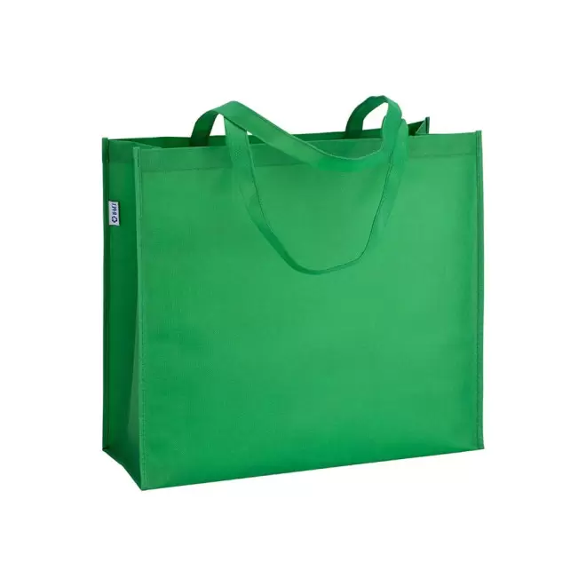 TOTE-BAG PUBLICITAIRE AVEC ANSES LONGUES 'GROSSETO RPET' - vert