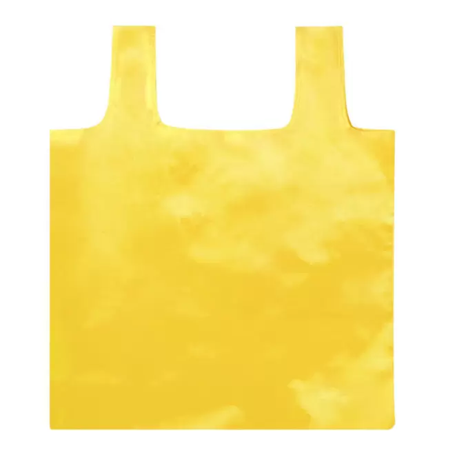 SAC PERSONNALISÉ DE COURSES PLIABLE 'POTOSI RPET' - jaune