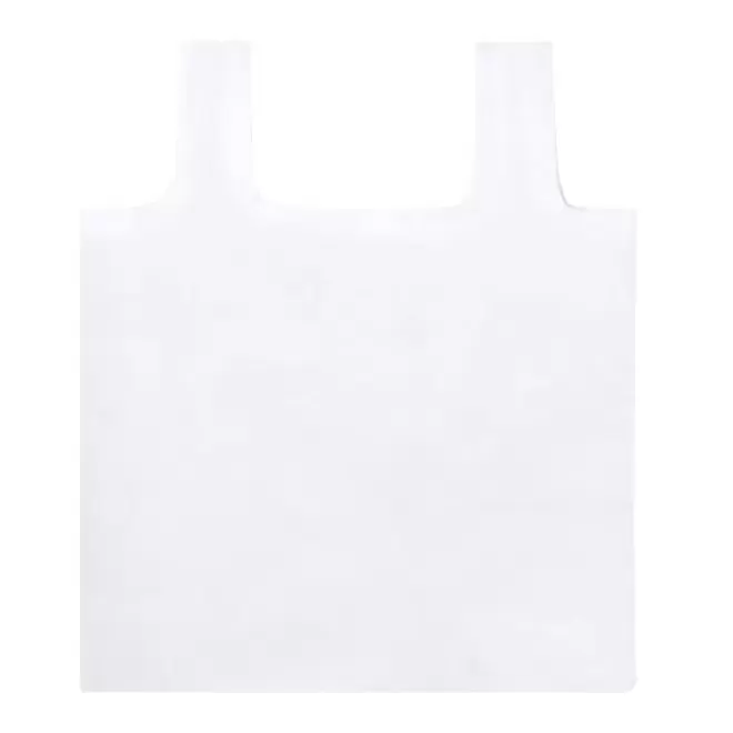 SAC PERSONNALISÉ DE COURSES PLIABLE 'POTOSI RPET' - blanc