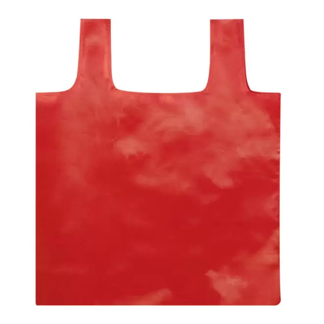 SAC PERSONNALISÉ DE COURSES PLIABLE 'POTOSI RPET' - rouge