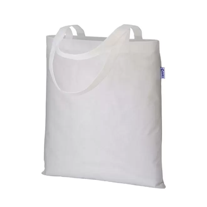 TOTE-BAG PUBLICITAIRE AVEC ANSES LONGUES 'BONITO RPET' - blanc
