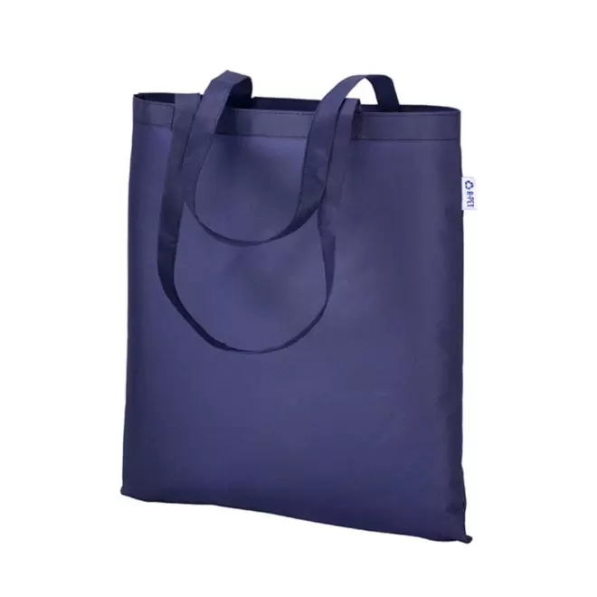 TOTE-BAG PUBLICITAIRE AVEC ANSES LONGUES 'BONITO RPET' - marine
