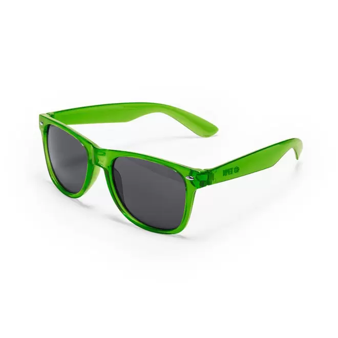LUNETTES SOLEIL TRANSPARENTE PERSONNALISABLE 'AMERICOOL' - vert