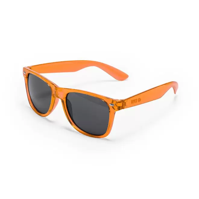 LUNETTES SOLEIL TRANSPARENTE PERSONNALISABLE 'AMERICOOL' - orange