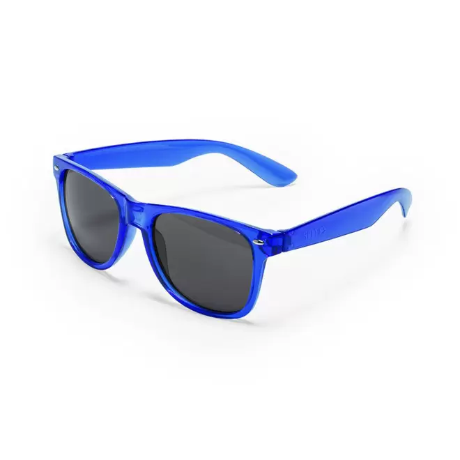 LUNETTES SOLEIL TRANSPARENTE PERSONNALISABLE 'AMERICOOL' - bleu