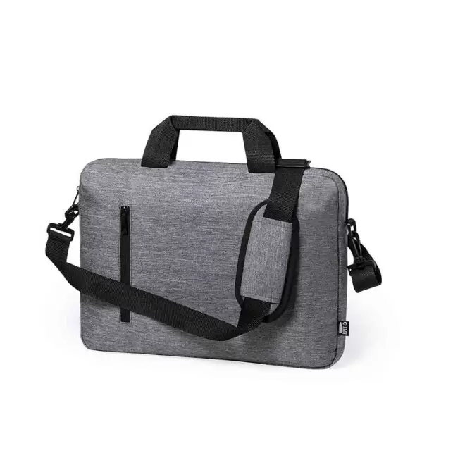 SAC ORDINATEUR 15" PERSONNALISÉ 'KASHAR' - gris