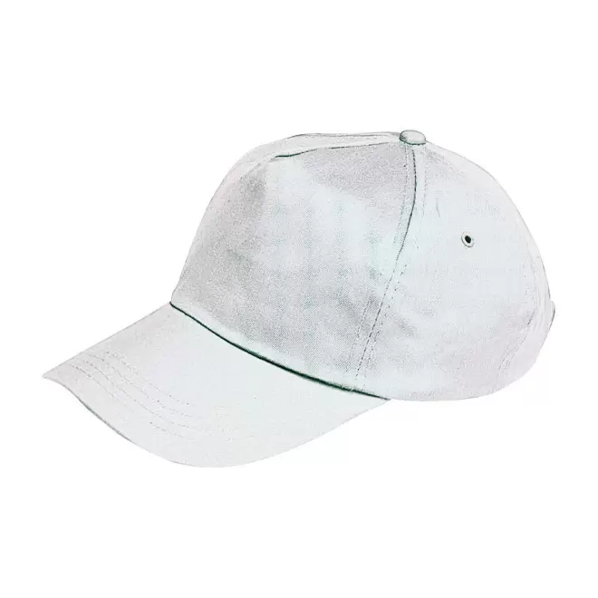 CASQUETTE PUBLICITAIRE 5 PANS 'ANTO' 165 GR/M² - blanc