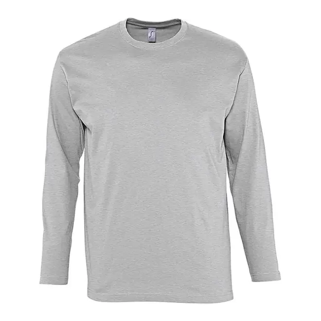 TEE-SHIRT HOMME MANCHES LONGUES 'MONARCH' 150 GR/M² - gris chiné