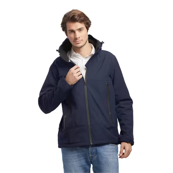 BLOUSON PERSONNALISÉ SOFTSHELL HOMME 'GABOR' - bleu