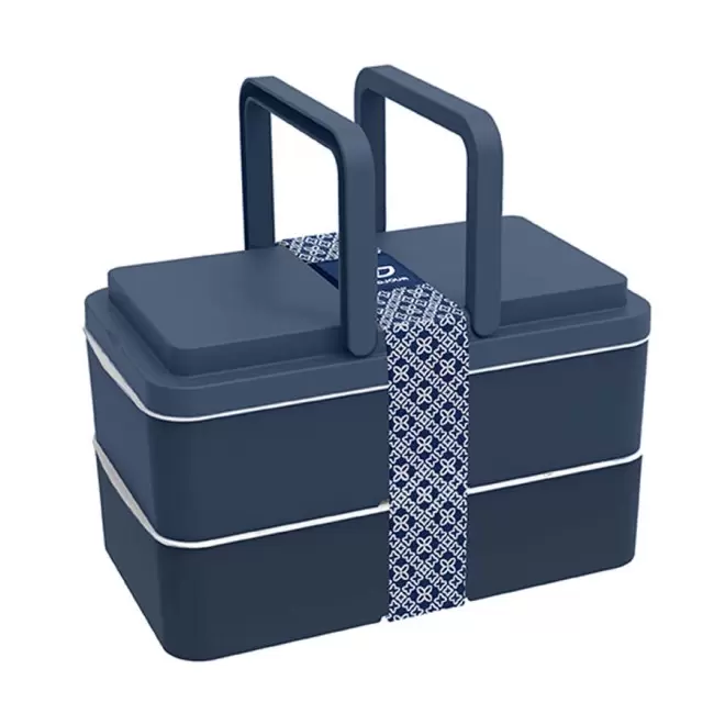 LUNCH BOX PERSONNALISÉE GOODJOUR® 1L 'TOCCOA' - bleu