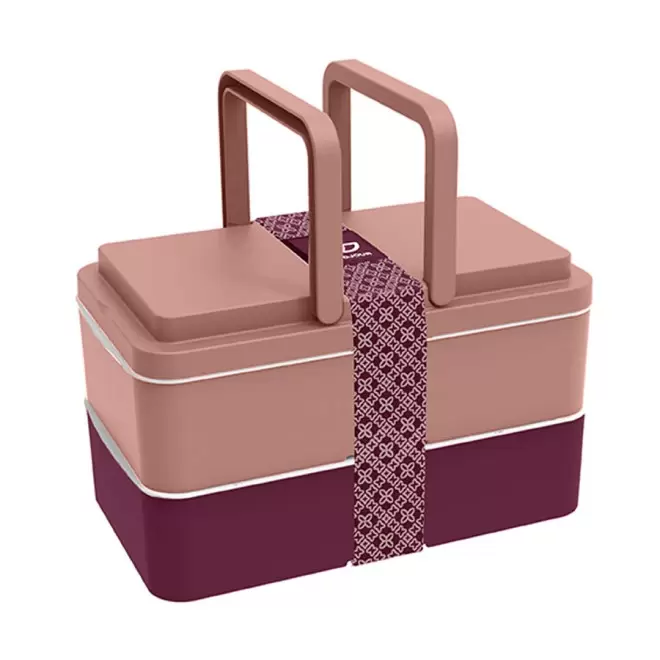 LUNCH BOX PERSONNALISÉE GOODJOUR® 1L 'TOCCOA' - bordeaux