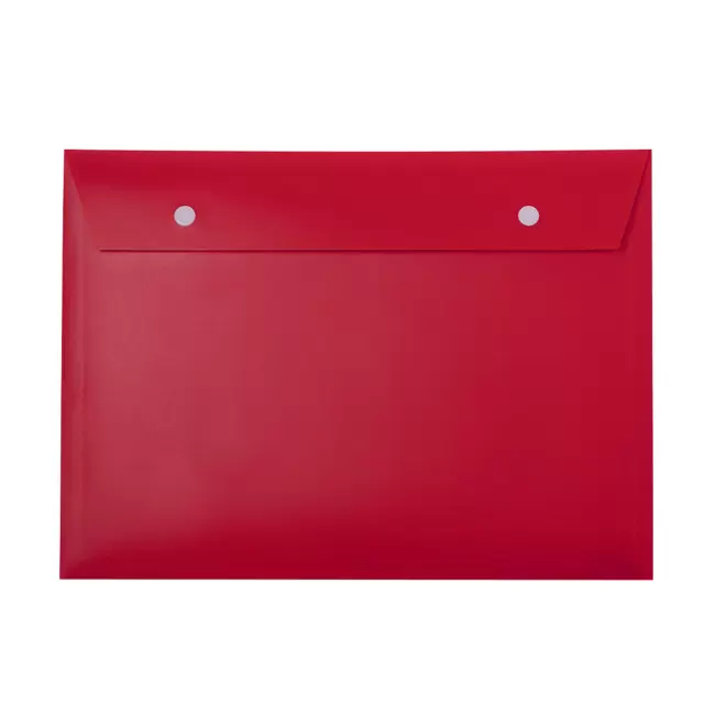 PORTE DOCUMENT PERSONNALISE 'PAPEROU' - rouge