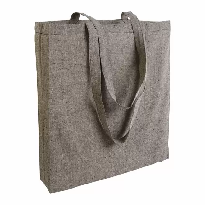 TOTE-BAG PUBLICITAIRE EN COTON RECYCLÉ 210 G/M² 'BOQUITA' - noir