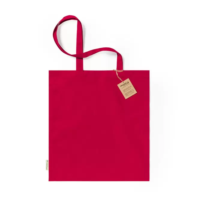SAC COTON PERSONNALISABLE 140G/M² 'SUNDO BIO' - rouge