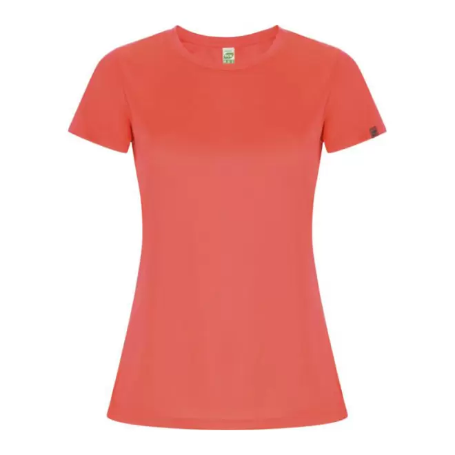 RAPIDE 4J - TEE-SHIRT FEMME PERSONNALISE 'LUDO' - corail fluo